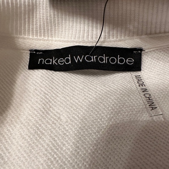 Naked Wardrobe Boxy Relax Fit Sweatshirt - NWT - Size L - Picture 6 of 10